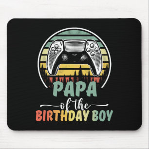 Mousepad Papá Da Família De Jovens Jogadores De Vídeo De An