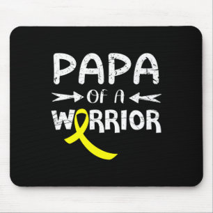 Mousepad Papá De Um Guerreiro Contra O Cancer Da Infância P