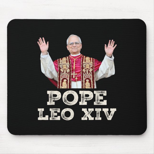 Mousepad Papa Leo Xiv Robert Francis Impede Primeiro Americ (Frente)