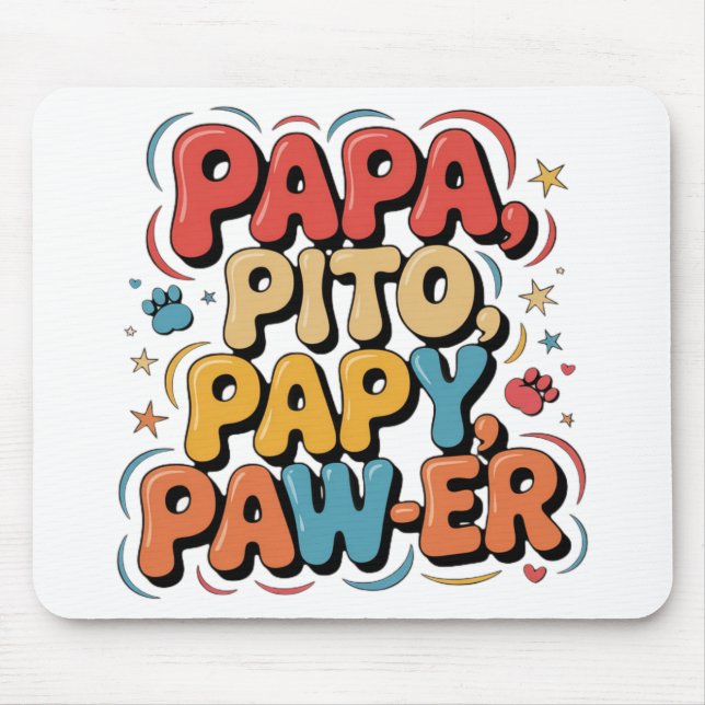 Mousepad Papa Pito Pappy Pawer (Frente)