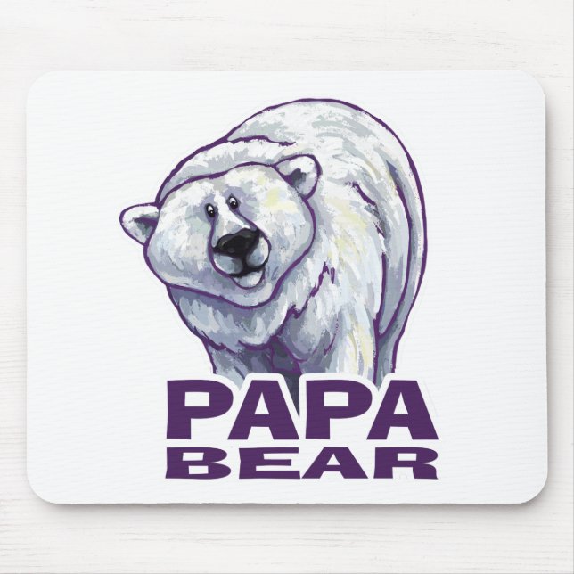 Mousepad Papa Polar Bear (Frente)