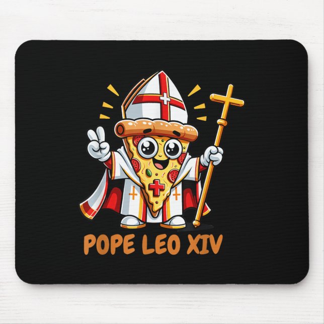 Mousepad Papa Robert Previne Papa Leo Xiv Da Pope Engraçado (Frente)