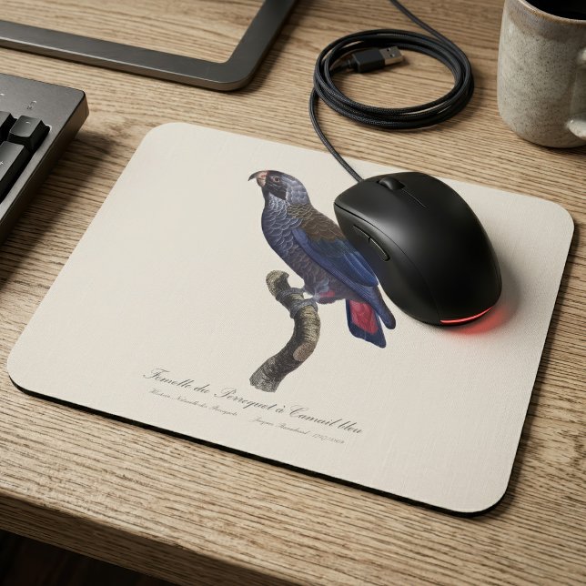 Mousepad Papagaio-cinza, Pionus fuscus (Dusky Parrot or Dusky Pionus, Pionus fuscus. Mouse Pad)