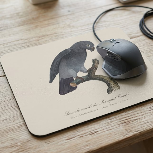 Mousepad Papagaio-Cinzento-de-Timneh, Psittacus Timneh (Timneh African Grey Parrot, Psittacus Timneh. Mouse Pad)
