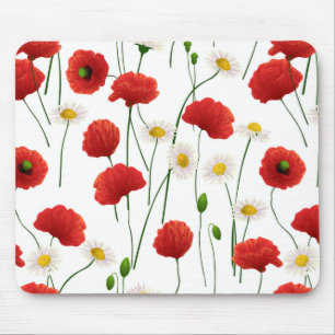 Mousepad Papagaios e margaridas