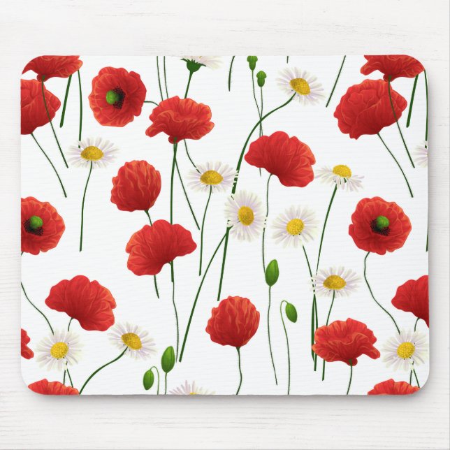 Mousepad Papagaios e margaridas (Frente)
