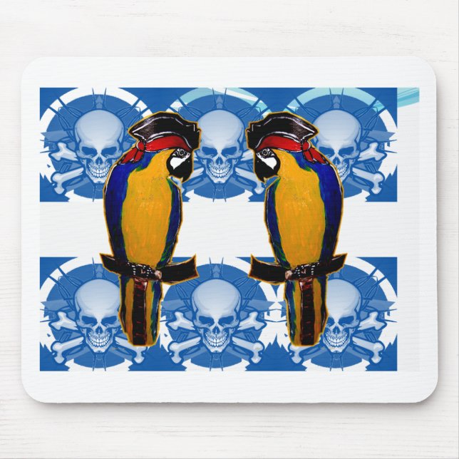 Mousepad Papagaios Piratas (Frente)