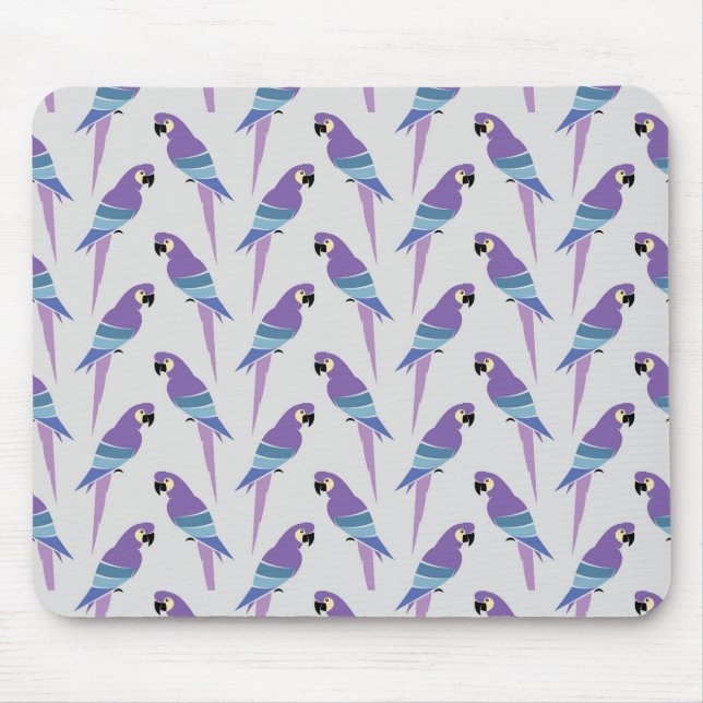 Mousepad Papagaios roxos (Frente)