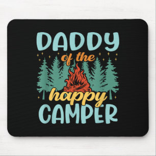 Mousepad Papai do feliz campista primeiro aniversário acamp