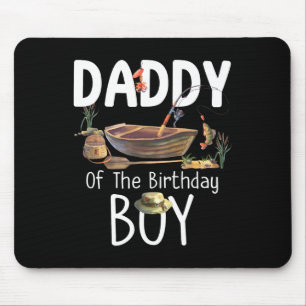 Mousepad Papai do Menino de Aniversário Família de Aniversá