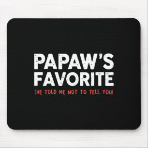 Mousepad Papai engraçado favorito Granhild Eu sou o favorit
