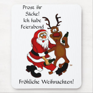 Mousepad Papai noel com alce