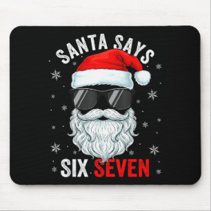 Mousepad Papai Noel Diz Seis Sete Garotos De Natal Homens P