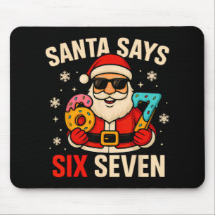 Mousepad Papai Noel Diz Seis Sete Meme Divertido 67 Natal M