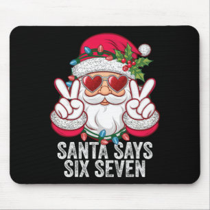 Mousepad Papai Noel Diz Seis Sete Natal Divertido 67 Meme P