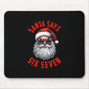 Mousepad Papai Noel Engraçado Diz Seis Sete Natal 67 Meme X