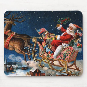 Mousepad Papai Noel está vindo à cidade