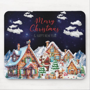 Mousepad Papai Noel, Feriado de Natal Festivo do Homem de N