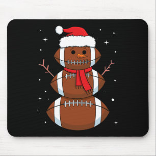 Mousepad Papai Noel Futebol Bola Esportiva Bola Homens Meni
