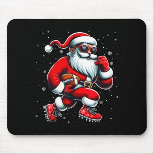 Mousepad Papai Noel Jogando Futebol Homens Meninos Futebol 