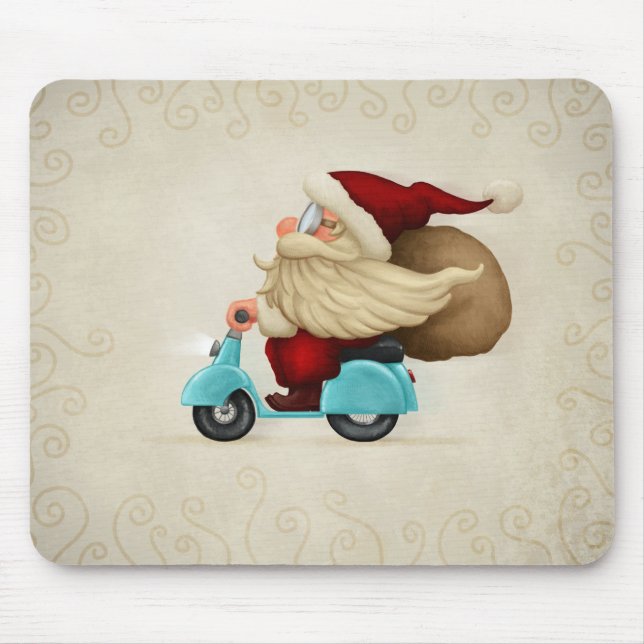 Mousepad Papai Noel motorizado (Frente)