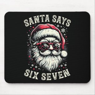 Mousepad Papai Noel Natal Engraçado Seis Sete 6-7 Meme Rot
