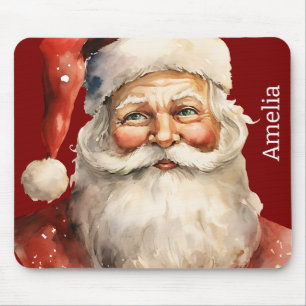 Mousepad Papai Noel Natal Retro