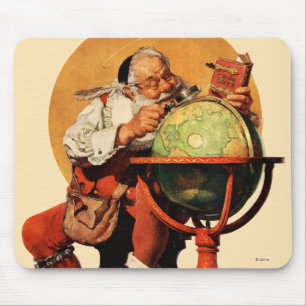 Mousepad Papai noel no globo