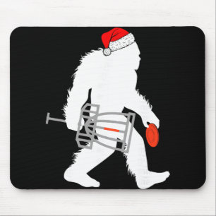 Mousepad Papai Noel Pé Grande Disco Golfe Natal Disc Golfer