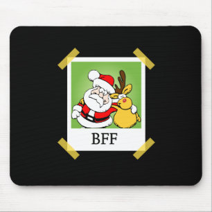 Mousepad Papai noel & rena BFF