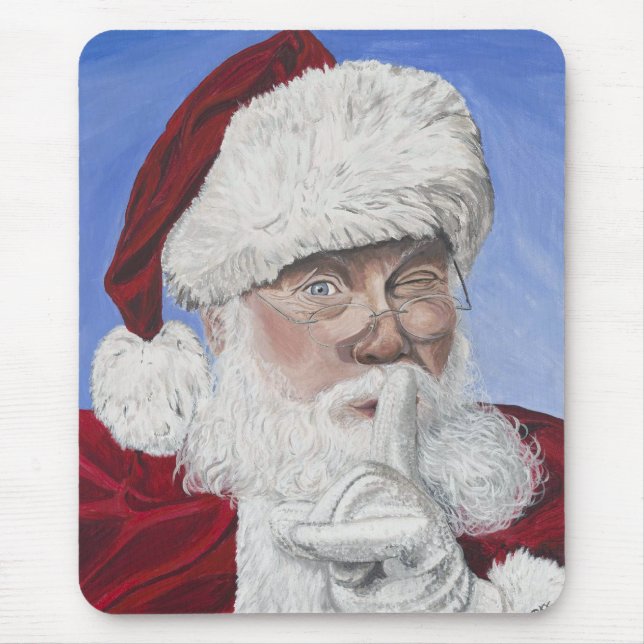 Mousepad Papai noel secreto (Frente)
