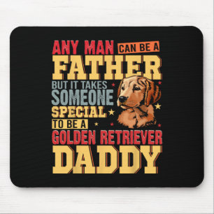Mousepad Papai Retriever Dourado Especial Dia dos Pais Aman