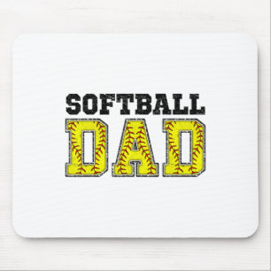 Mousepad Papai Softll Feliz Dia dos Pais Homens Esposa Filh
