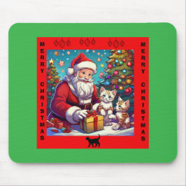 Mousepad Papais noeis Apresentando Dois Jovens