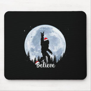 Mousepad Papais noeis Bigfoot Rock Roll Sasquatch believ