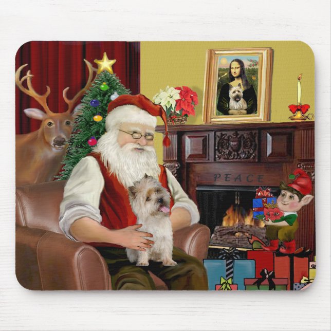 Mousepad Papais noeis Cairn Terrier (Frente)