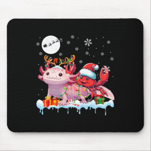 Mousepad Papais noeis Caranguejo Andando Axolotl Reindeer M