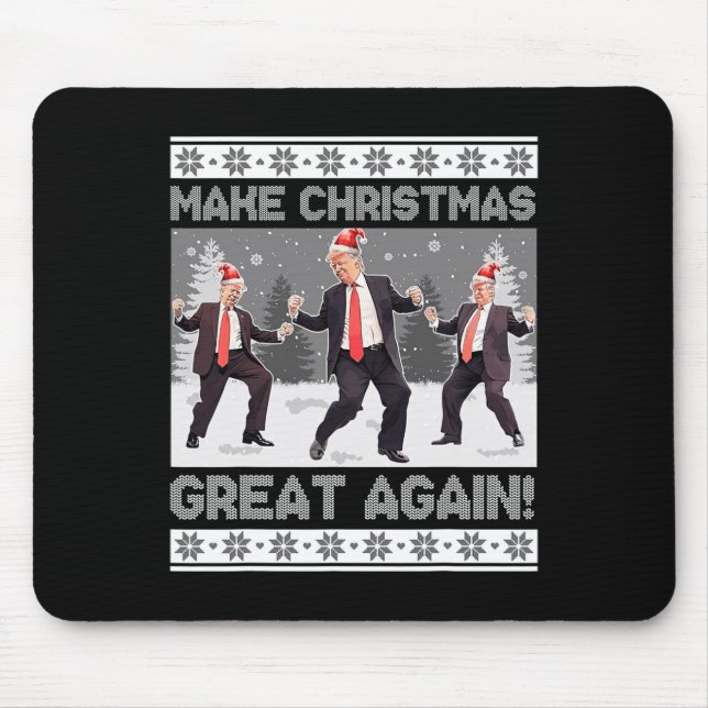 Mousepad Papais noeis Dança de Trump Tornem o Excelente de  (Frente)