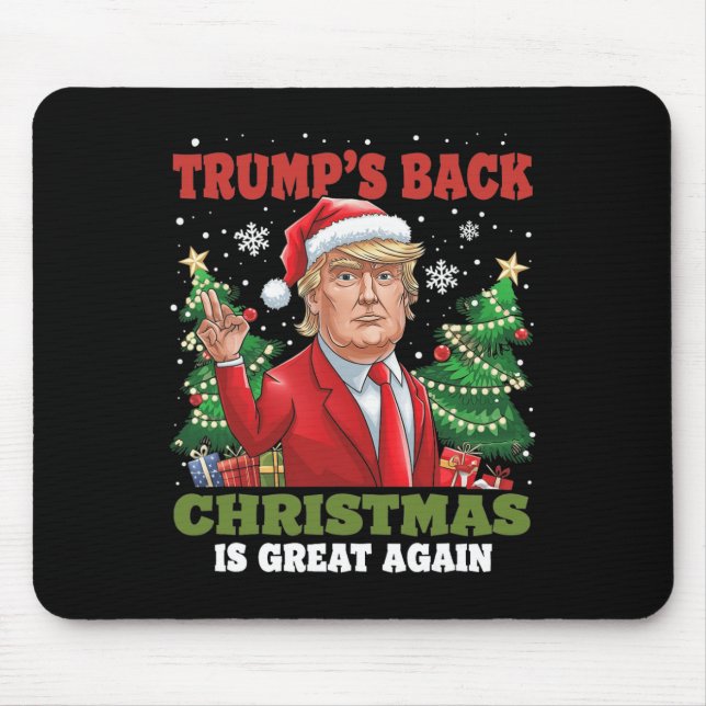 Mousepad Papais noeis Dança de Trump Tornem o Excelente de  (Frente)