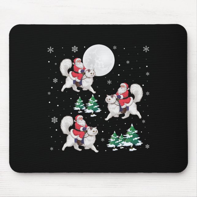 Mousepad Papais noeis De Árvore Do Xmas No Natal Persa (Frente)