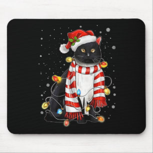 Mousepad Papais noeis De Gato Preto E Bonito Do Kawaii Tang