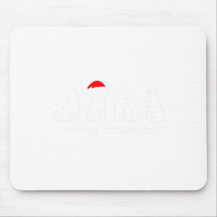 Mousepad Papais noeis De Gatos De Gatinho De Natal E Gatinh