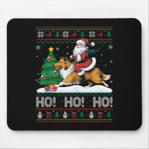 Mousepad Papais noeis de Iluminação em Árvore do Natal Anda