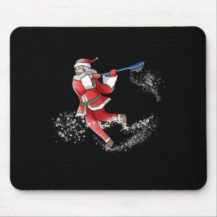 Mousepad Papais noeis de Lacrosse Natal Legal Lax Sport Ugl