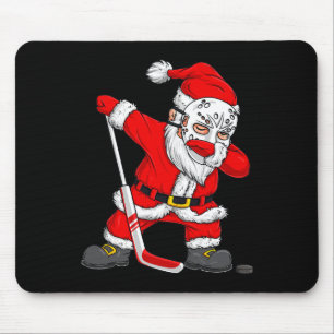 Mousepad Papais noeis De Natal Dabbing Hockey Player Boys D