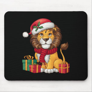 Mousepad Papais noeis de Natal do Lion Lover Xmas Natal