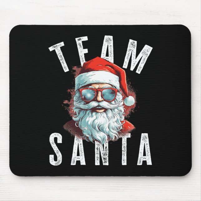 Mousepad Papais noeis de Natal Engraçado Xmas Papai Noel 1 (Frente)
