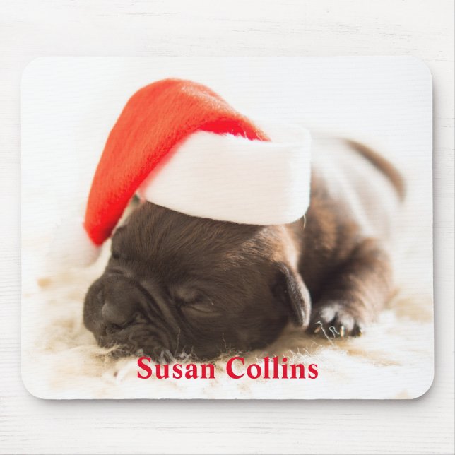 Mousepad Papais noeis de Natal Personalizados (Frente)