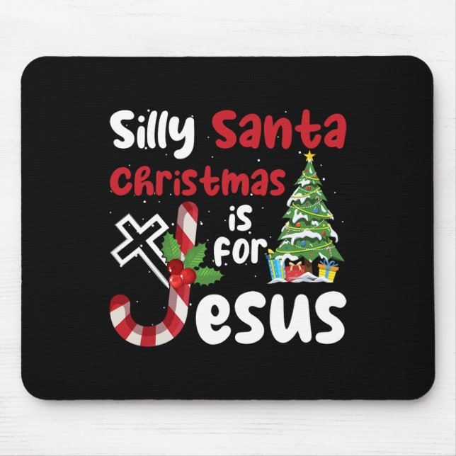 Mousepad Papais noeis de Natal Religiosos O Natal É Para J (Frente)