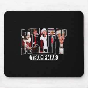 Mousepad Papais noeis de Trumpmas de feliz espetam pijamas